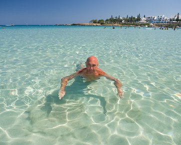 At the beach By the beach at Fig Tree Bay.