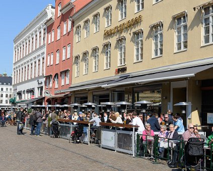 _DSC0005 Enjoying the spring sun at Lilla Torg in Malmö.