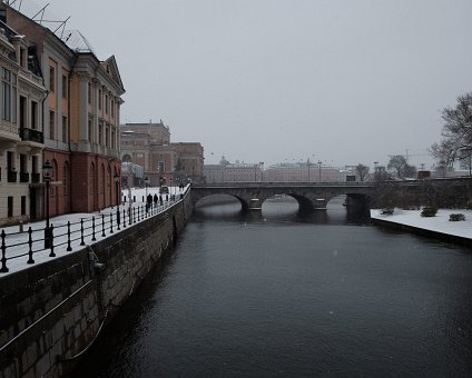 DSCF0012 Grey snowy day in January in Stockholm.