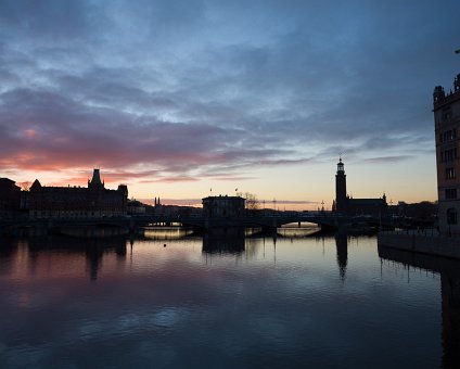 _DSC0092 Sunset in early afternoon in Stockholm.