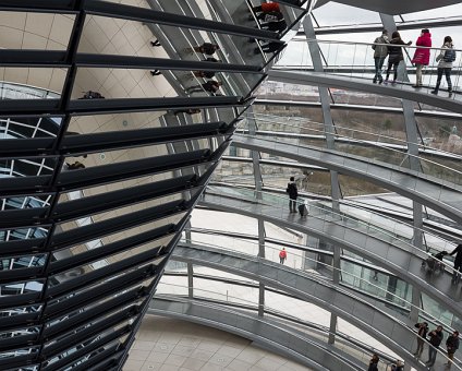 _DSC0063 In the glass dome of the Reichstag building in Berlin.