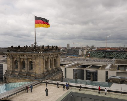 _DSC0094 View from the glass dome of the Reichstag building in Berlin.