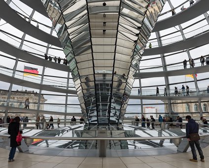 _DSC0103 In the glass dome of the Reichstag building in Berlin.
