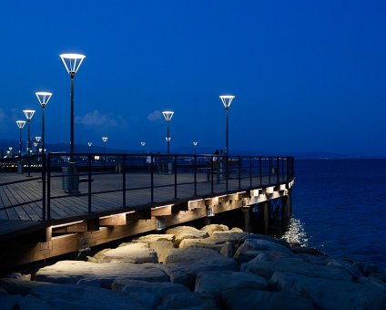 _DSC0189 By the seaside promenade in Limassol in the evening.