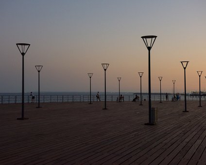 _DSC1321 At the seaside promenade in Limassol at dusk.