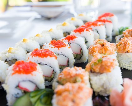 _DSC0216 Delicious sushi at Koi of Capo Bay hotel.