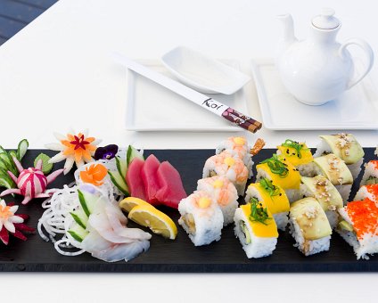 _DSC0531 Delicious sushi at Koi of Capo Bay hotel.