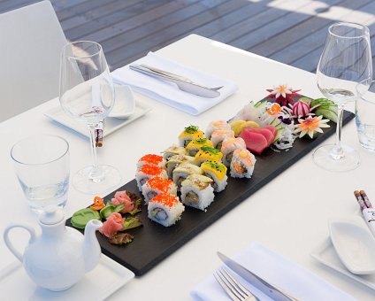 _DSC0571 Delicious sushi at Koi of Capo Bay hotel.