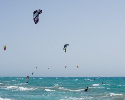 _DSC3618 Paragliders at Kourion beach.