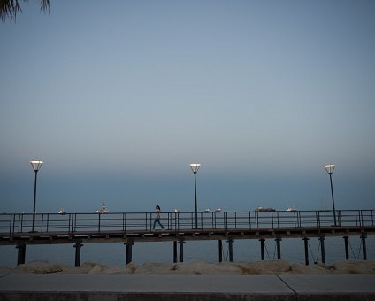 _DSC4193 At the seaside promenade in Limassol at dusk.