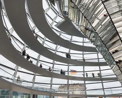 _DSC8006 In the glass dome of the Reichstag building in Berlin.