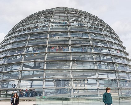 _DSC8053 The glass dome of the Reichstag building in Berlin.