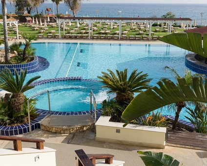 _DSC8364 The pool area at Capo Bay hotel.