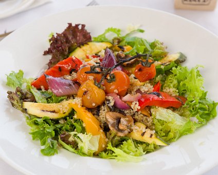 _DSC8502 Salad at Mama's restaurant of Capo Bay hotel.