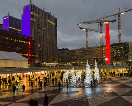 _DSC0347 At Sergels Torg with Christmas decorations in early December.