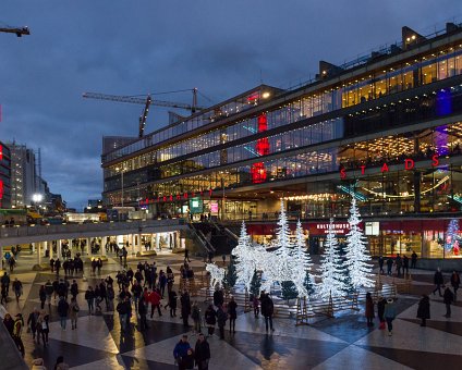_DSC0353 At Sergels Torg with Christmas decorations in early December.