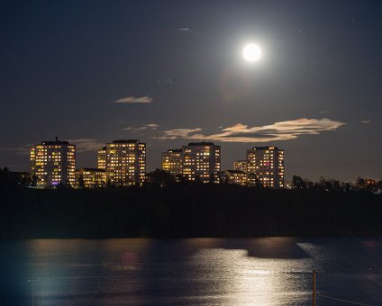 _DSC0358 Full moon over Lidingö.