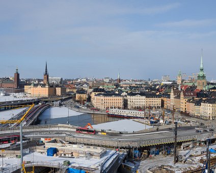 _DSC1758 View of Stockholm and the construction works at Slussen.