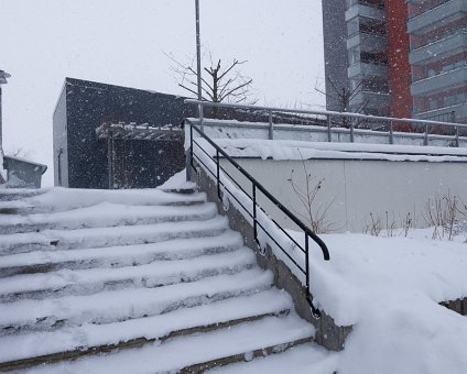 _DSC1805 Snow storm and big amounts of snow at Gärdet.