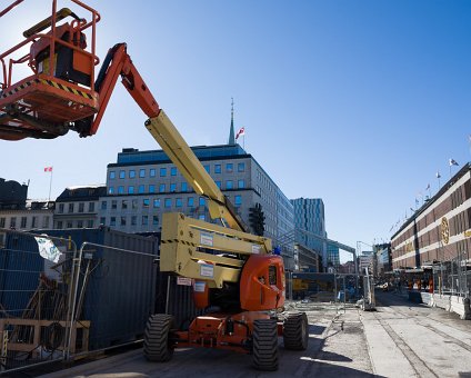 _DSC1925 Construction work in central Stockholm.