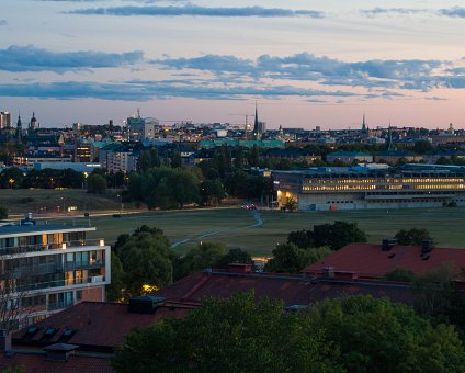 _DSC1797 Late summer evening view of Stockholm from Gärdet.