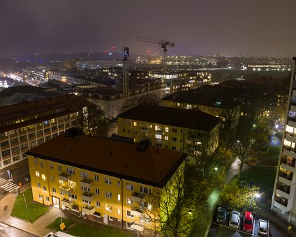 _DSC3740 Dark November evenings. View at Gärdet.