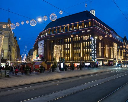 _DSC4160 Stockmann department store in Helsinki in December.