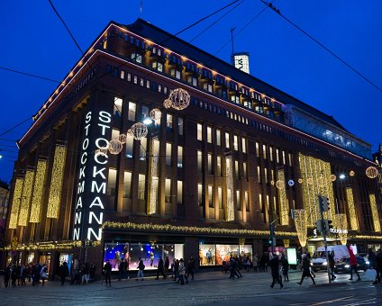 _DSC4169 Stockmann department store in Helsinki in December.