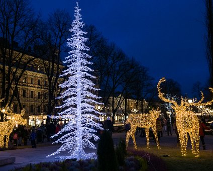 _DSC4179 Christmas decoration at the Esplanade in Helsinki.