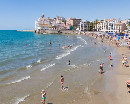 _DSC8299 By the beach in Sitges.