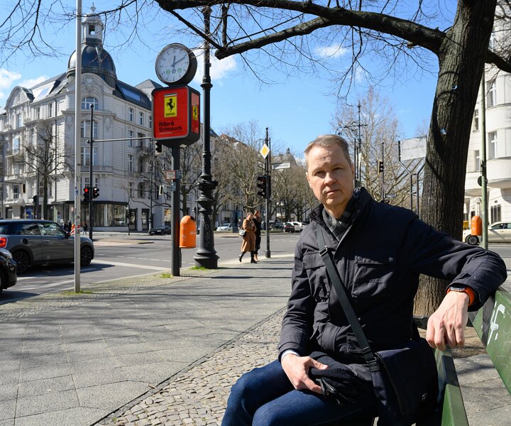 _DSC2748 Arto enjoying the spring sun in Berlin.