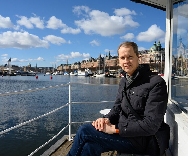 _DSC2676 Arto enjoying the spring sun in Stockholm.