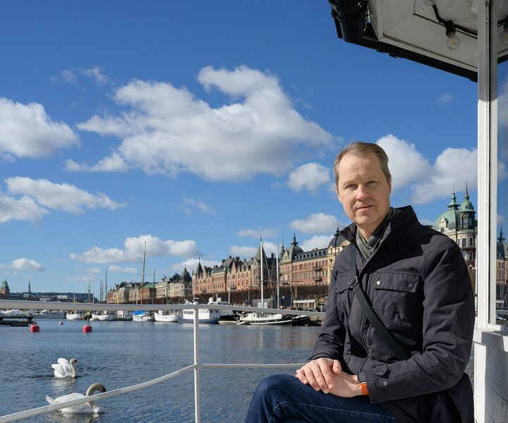_DSC2679 Arto enjoying the spring sun in Stockholm.