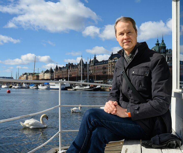 _DSC2682 Arto enjoying the spring sun in Stockholm.