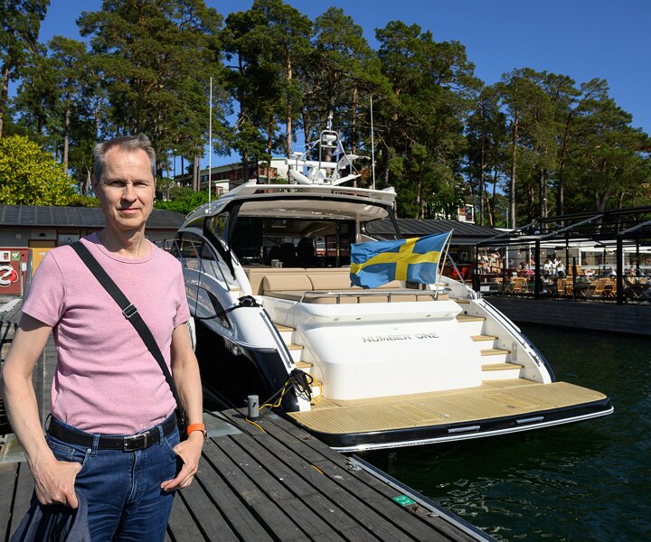 _DSC0086 Arto at Saltsjöbaden a sunny day in June.