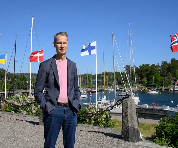 _DSC0094 Arto at Saltsjöbaden a sunny day in June.