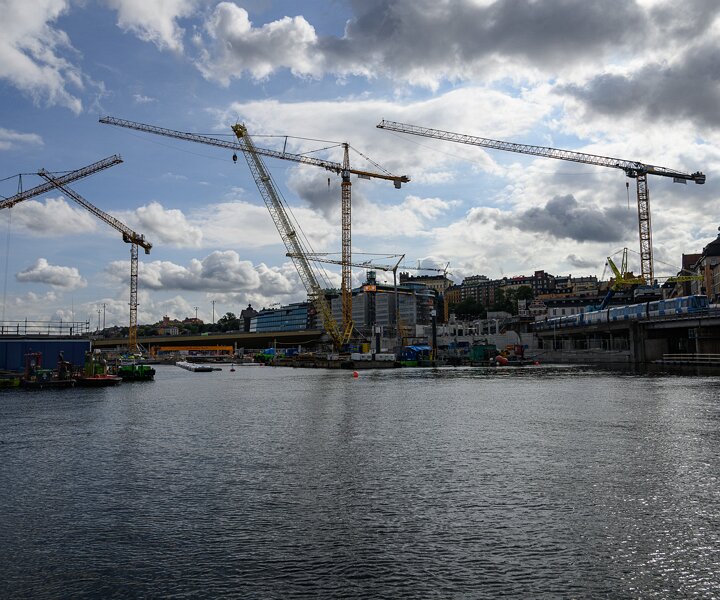_DSC0999 View of the Slussen area and its construction works.